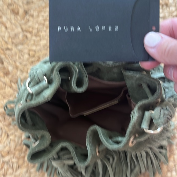 Free People Brand Boho Shoulder Fringe suede Leather Bag ๐ - Picture 9 of 9